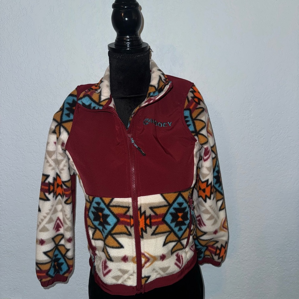 Hooey Kids Multicolor Patterned Teddy Jacket